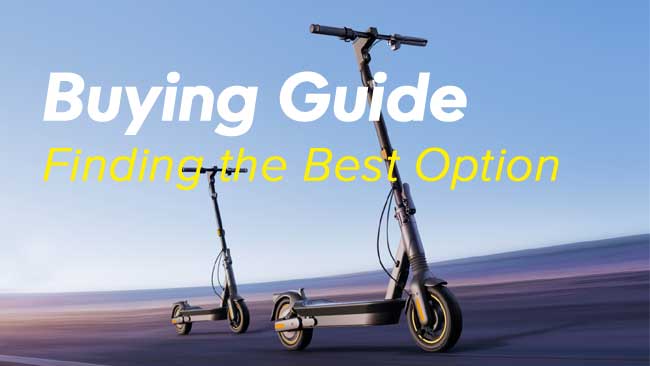 Electric Scooter Buyer Guide