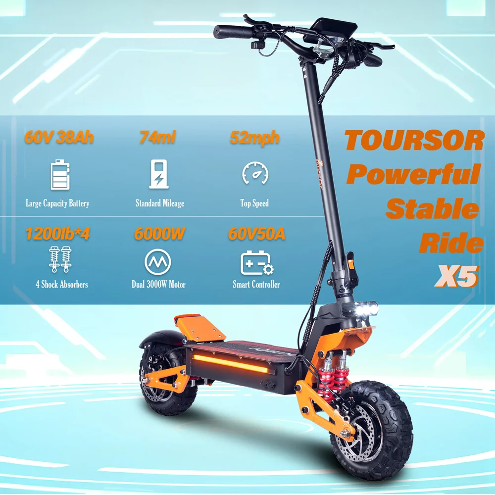 Toursor X5 electric scooter - Buy Electric Scooters UK