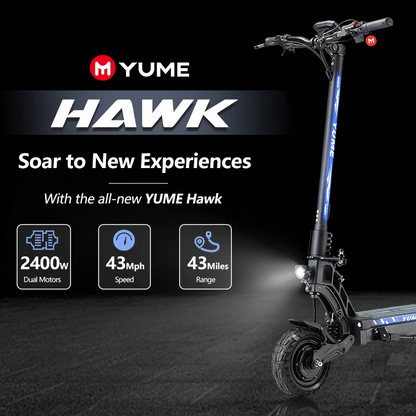 Yume Hawk Electric Scooter - Buy Electric Scooters UK